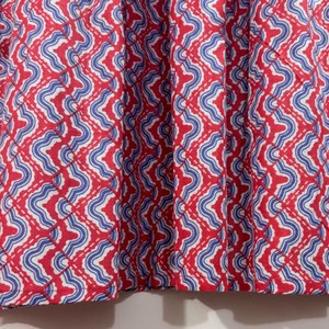 Vestido Midi Casual de Mujer, Tejido 100% Algodón, Mangas Abullonadas, Cintura Imperio, Estilo Babydoll, Cuello en V, Corte Holgado, Estilo Rajasthan - Product Image 3