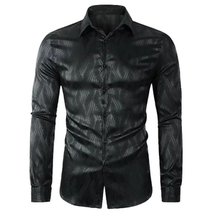 Camisa Formal de Manga Larga, Corte Entallado, Directo de Fábrica, Camisa de Algodón de Manga Larga para Hombre, Marca Privada Disponible - Product Image 1