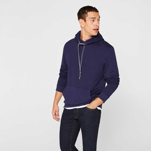 Sweat à capuche pour homme adulte, coupe classique, en molleton épais polyester/coton, avec logo personnalisé, écologique, séchage rapide, respirant, avec poche. - Product Image 6