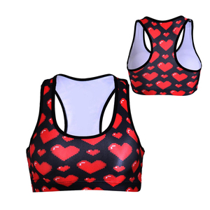 Soutien-gorge de sport croisé pour femmes, design personnalisé, push-up, pour fitness et yoga - Product Image 1
