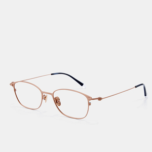 Gafas Ópticas de Metal Ovaladas con Montura Completa, Lentes Transparentes Negras, Visión Única, Unisex, para Adultos, Miopía - Product Image 2