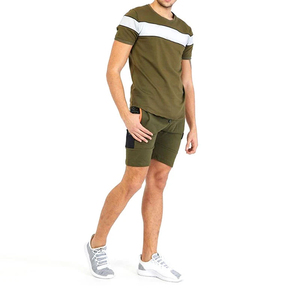 Conjunto Deportivo Informal de Verano para Hombre, Transpirable, Personalizado, de 2 Piezas, Camiseta y Pantalones Cortos para Correr, para un Estilo de Vida Activo - Product Image 5