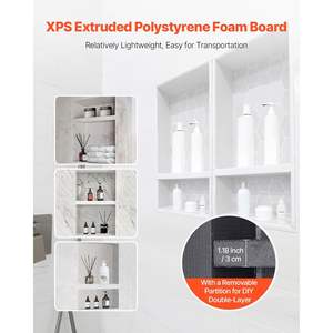 16 \ "x 32 \" nicchia doccia con mensola a parete incassata mensole bagno per una migliore esperienza doccia - Product Image 3