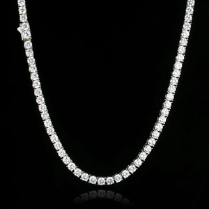 Fine Jewelry Hip Hop 925 Sterling Silver VVS Moissanite Diamond Cluster Iced Out <b>Tennis</b> Chain <b>Bracelet</b> Necklace <b>for</b> <b>Men</b> Women - Product Image 6