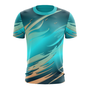 2026 New <b>Men's</b> Casual Jersey Short Sleeve <b>Crop</b> <b>Tops</b> Summer Digital Printing Sublimation 180 Grams Fabric Weight - Product Image 6