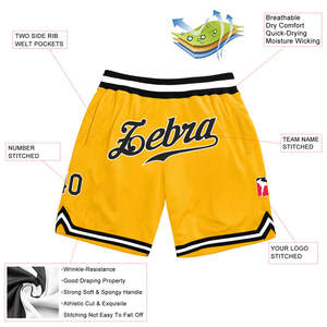 <b>Customized</b> Sports Team Shorts 100% Polyester Mesh Sublimated Club Name Training Basketball Athletic Shorts for Teamwear - Product Image 5