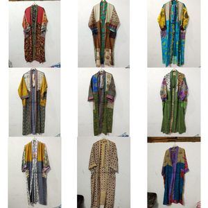 Robe de nuit douce très vendue, kimono long en soie fait main pour femme, robes personnalisées pour mariée et demoiselle d'honneur, été automne - Product Image 1