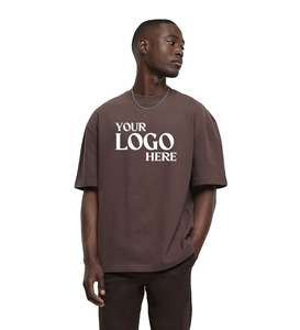 Camiseta Oversize de Algodón 100% de Alta Calidad para Hombre, Estilo Deportivo - Product Image 1