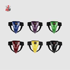OMIKA INTERNATIONAL Protection de Cuisse Unisexe pour Boxe Professionnelle - Coque en Cuir Résistante aux Chocs pour MMA, Protection en Mousse Haute Densité, Logo Personnalisé, Toutes Tailles - Product Image 5