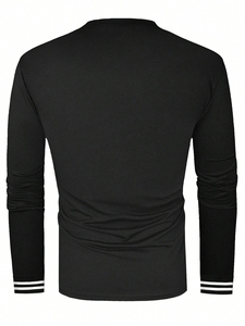 Anti Wrinkle <b>Collarless</b> <b>Men</b> Cotton Long Sleeves <b>Shirt</b> Premium Quality High Street Style Casual Wear Cotton Long Sleeves <b>shirt</b> - Product Image 2