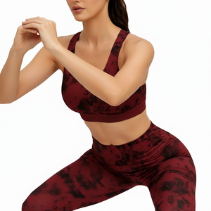 Women's Lightweight Comfortable Breathable Seamless Yoga Sports Bra Plus Size Backless Four-Way Stretch High Support Front - Product Image 3