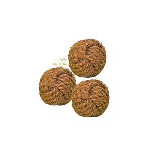 Balle en fibre de coco naturelle, écologique, durable, jouet à mâcher pour chiens et chats - Product Image 3