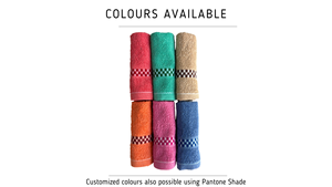 Fournisseur expérimenté de serviettes de toilette unies de qualité supérieure avec bordure Dobby et motif uni, au prix direct usine - Product Image 5