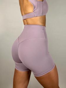 Shorts Deportivos de Cintura Alta para Mujer, sin Costuras, con Control de Abdomen, Compresión, para Yoga y Ejercicio, Venta al Por Mayor, Personalizados, de Verano - Product Image 5