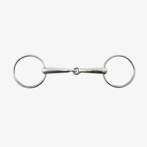 Novedad: ZUMA ENTERPRISES - Bocado de caballo Pelham profesional personalizable de acero inoxidable con boca portada - Product Image 3