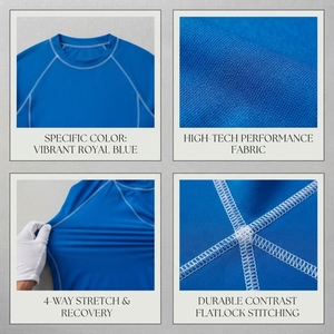 Unique Design <b>Compression</b> <b>Shirt</b> For <b>Men</b> Breathable Soft Fabric Custom Size Solid Color <b>Men</b> <b>Compression</b> <b>Shirts</b> - Product Image 6