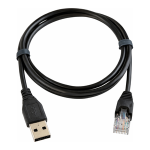 Câble USB vers RJ50 de 6 pieds pour lecteur de codes Brady, scanner de codes-barres et usage en laboratoire - Product Image 1