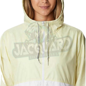 เสื้อแจ็คเก็ตกันลมผู้หญิงแบบใหม่ ดีไซน์ใหม่ ขายส่ง เสื้อแจ็คเก็ตกันลมผู้หญิงแบบครอปขายดี - Product Image 3