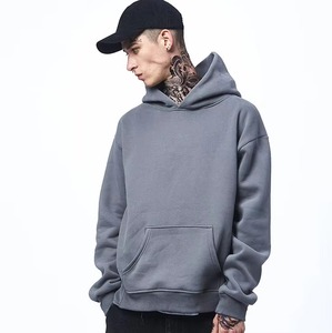 Nueva sudadera con capucha personalizada de alta calidad, 100% algodón, sin cordones, estilo urbano, con bordado 3D para hombre. - Product Image 5