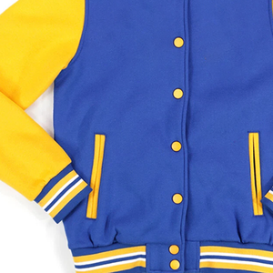 Chaqueta Varsity Premium SGRHO Royal Poodle de Lana 100% Resistente al Viento con Calefacción, Chaqueta Bomber Personalizada con Bordado de Letras, Ropa de Sororidad - Product Image 2