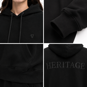 Sweat à capuche oversize en maille gaufrée avec broderie de logo personnalisée, streetwear épais, épaules tombantes, pull pour homme, fabricant OEM Sialkot - Product Image 4