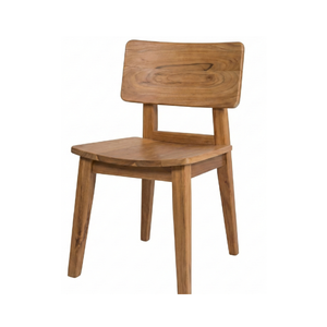 Elegant Solid Teak Wood <b>Dining</b> <b>Chair</b> Minimalist Design for Sophisticated Home Kitchen Living Room Furniture Decor Luxury - Product Image 1