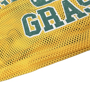 Camiseta de fútbol para hombre de alta calidad con logotipo personalizado del fabricante, cuello en V, 100% malla de poliéster, camiseta de corte cuadrado de gran tamaño, Color personalizado - Product Image 2