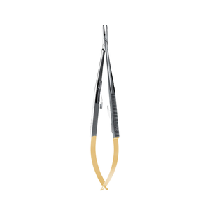 Porte-aiguille droit Castro Perma Sharp 14 cm, instrument chirurgical dentaire en acier inoxydable, kit de microchirurgie de précision pour sutures - Product Image 1