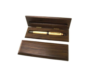 Handcrafted Black Walnut Pen <b>box</b> Elegant for Teacher's day Pen Packaging <b>Box</b> Top Quality By UF INTERNATIONAL Crafts in India - Product Image 1