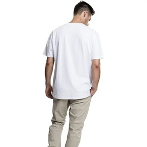 เสื้อยืดคอกลมผู้ชายขายตรงจากโรงงาน ผ้าฝ้าย 100% ทรงปกติ แขนสั้นแบบถัก ระบายอากาศได้ดี - Product Image 4
