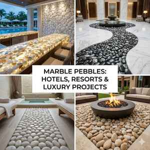 Galets de pierre naturelle de qualité supérieure pour l'aménagement paysager, les allées, les chemins, les sols, la décoration extérieure et intérieure, disponibles à la vente - Product Image 4