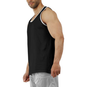 Camiseta Deportiva para Hombre, Tejido Suave, Flexible, Ligera, para Entrenamiento Físico, Gimnasio, Culturismo - Product Image 3