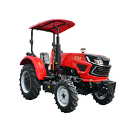 Tracteur Mini 50 CV 4x4 le plus vendu pour Jardin et Ferme, Tracteur à Chenilles 4 Roues avec Moteur 80 CV, Vente en Gros, avec Fraise Rotative