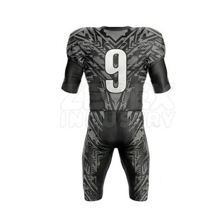 Ensemble de football américain confortable et respirant en polyester de qualité supérieure, couleurs personnalisables pour l'entraînement et les matchs sportifs - Product Image 2