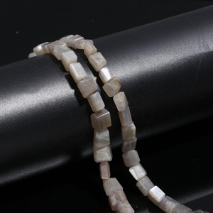 Pierre de lune grise naturelle de haute qualité, facettes, nugget, briolette, vente en gros, pierre brute, fournisseur en vrac, pierres précieuses pour la fabrication de bijoux - Product Image 2