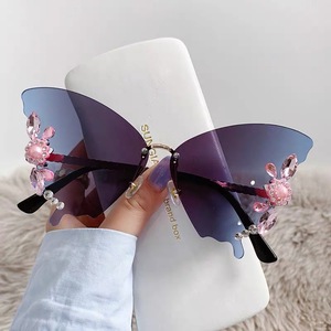 Gafas de Sol de Mariposa con Diamantes de Imitación, Estilo Celebridad, Moda Urbana, Revista de Fotografía, Gafas de Sol de Lujo para Mujer - Product Image 4