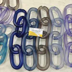 Eslabones de Cadena de Resina Transparente de Alta Calidad para Decoración del Hogar, Colores y Tamaños Personalizables de Moda, Idea de Regalo Perfecta - Product Image 6