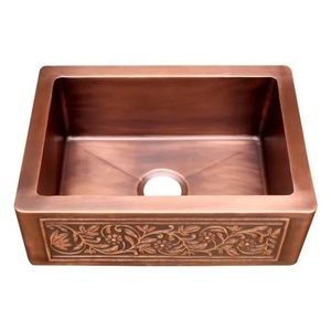 copper sink stain resistant copper <b>basin</b> heat resistant copper sink long term use copper <b>basin</b> lifetime product copper sink - Product Image 3