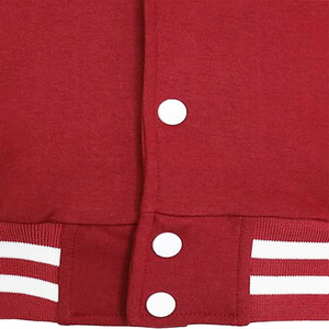 Veste d'hiver en laine personnalisée de haute qualité avec logo brodé, col montant, vêtements d'entraînement d'hiver - Vente en gros - Product Image 5