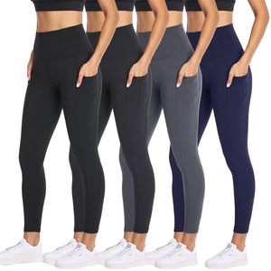 Wholesale Long-Length <b>Seamless</b> Women's Sports Yoga Pants High Elasticity Solid High Waist Lifting Fitness Running <b>Leggings</b> - Product Image 1