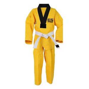 Nuevo Diseño, Uniforme de Taekwondo 100% Algodón, Transpirable y de Secado Rápido, Precio al por Mayor con MOQ Bajo para Venta en Línea - Product Image 1