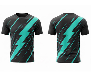 เสื้อยืดกีฬาพิมพ์ลายตามสั่งสำหรับงานออกแบบตามสั่ง |   ไซส์ผู้ชาย ผู้หญิง และเยาวชน |   ชุดกีฬาฝึกซ้อมน้ำหนักเบา แห้งเร็ว ขายส่ง - Product Image 4