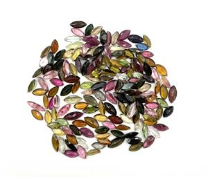 Natural Multi <b>Tourmaline</b> Marquise Cut Loose Gemstone Lot 4*8 MM 5 CT Multi <b>Tourmaline</b> Gemstone For Jewelry Making Stone - Product Image 3