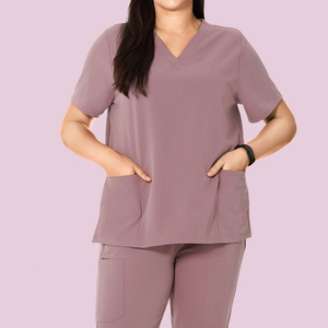 Bestex Custom Nurse Jumpsuit <b>Uniform</b> <b>Scrubs</b> Sets Short Sleeve Medical Tall <b>Scrubs</b> Jumpsuit for Women - Product Image 3