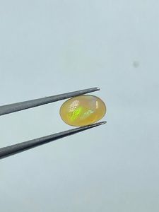Genuine Natural <b>Fire</b> Opal Gemstone Trillion And Oval Cut 1.96Carat Loose <b>Stone</b> 2Pcs For Jewelry Making - Product Image 3