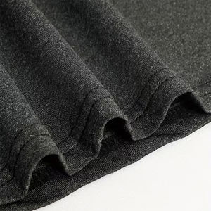 เสื้อยืดแขนยาวผู้ชายแบบซิป 3/4 สีดำ ทรงปกติ สำหรับขายส่ง แห้งเร็ว เป็นมิตรกับสิ่งแวดล้อม เหมาะสำหรับกิจกรรมกลางแจ้ง - Product Image 5