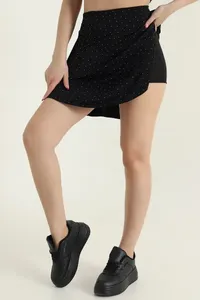 Jupes pour femmes personnalisées avec logo et motifs imprimés, style soleil, imprimé tendance, jupes taille haute pas chères pour femmes en couleurs unies - Product Image 6