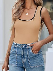 Top Corto para Mujer, Tela Suave, Ajuste Cómodo, Estilo Casual Diario, Ligero - Product Image 3