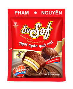 Barra de Mantequilla de Textura Suave al por Mayor, Galletas Listas para Usar, Delicioso Pastel Cubierto de Crema de Malvavisco y Chocolate, Sabor Dulce Vietnamita en Bolsa - Product Image 4