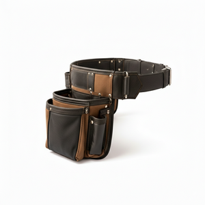 Ceinture à outils en cuir véritable de qualité supérieure, sur mesure, pour la construction, vente en gros - Product Image 3
